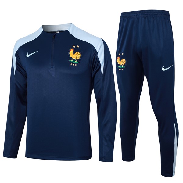 Sudadera De Training Francia 2024-25 Azul 3